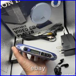 RARE SONY D-VE45 Vintage Portable Video CD Player & Discman Open Box, Good As NEW
