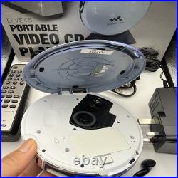 RARE SONY D-VE45 Vintage Portable Video CD Player & Discman Open Box, Good As NEW