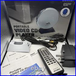 RARE SONY D-VE45 Vintage Portable Video CD Player & Discman Open Box, Good As NEW