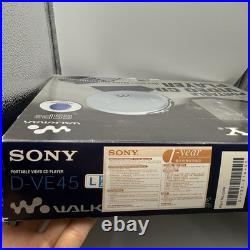 RARE SONY D-VE45 Vintage Portable Video CD Player & Discman Open Box, Good As NEW