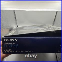 RARE SONY D-VE45 Vintage Portable Video CD Player & Discman Open Box, Good As NEW