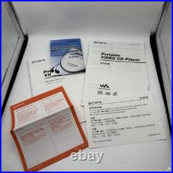 RARE SONY D-VE45 Vintage Portable Video CD Player & Discman Open Box, Good As NEW