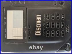 RARE SONY Discman D-350 D-35 Mega Bass Personal CD Player READ PARTS ONLY