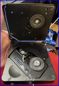 RARE Sony D-88 Portable Discman CD Player AS IS spins no audio