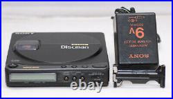 RARE Sony D-99 Discman CD Player Digital Audio. With Power Adapter. AS IS, READ