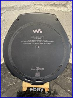 RARE Sony DEJ825 Walkman TESTED Portable CD Player PURPLE VGC D-EJ825