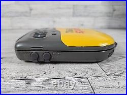 RARE Sony Discman D-451SP Vintage Sports CD Compact Disc Player Yellow 1997