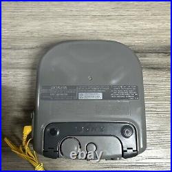 RARE Sony Discman D-451SP Vintage Sports CD Compact Disc Player Yellow 1997