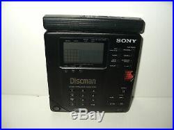 RARE Vintage Metal SONY D-35 DISCMAN Case-Manual-Battery Pack-Box Made In Japan