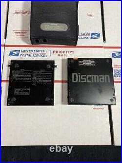 RARE Vintage Sony Discman D-7 Portable CD Player / Battery Pak- AS IS / UNTESTED