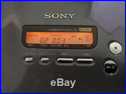 RARE vintage Sony Discman D-515 withAC adapter VGC Flagship PCDP ESP DSP DDS 1992