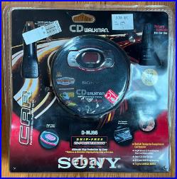 Rare 2000 Vintage Sony CD Walkman Portable Disc Player D-MJ95 NEW AND SEALED