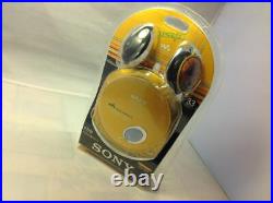 Rare Collectible Sony DE350 CD Player Walkman ESP MAX Radium Gold (D-E350/NCO)