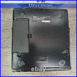 Rare SONY Discman D-99 1bit DAC Mega Bass with BOX Personal CD Compact Player