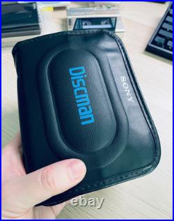 Rare Sony Discman D-88 Portable CD Player Walkman Full Metal Near Mint