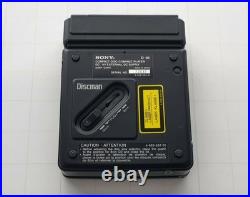 Rare Sony Discman D-88 Portable CD Player Walkman Full Metal Near Mint