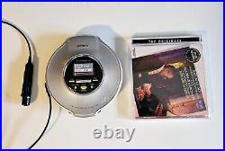 Rare Sony Walkman CD Player NE520 MP3 D-NE520 LCD+Remote Control