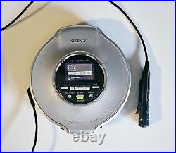 Rare Sony Walkman CD Player NE520 MP3 D-NE520 LCD+Remote Control