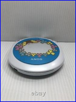 Rare Sony Walkman D-EQ550 Portable Personal CD Player Flowers Works Great