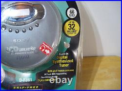 Rare Vintage Collectible Sony D-FJ61 CD Walkman Portable CD Player NEW SEALED