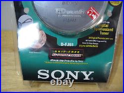 Rare Vintage Collectible Sony D-FJ61 CD Walkman Portable CD Player NEW SEALED