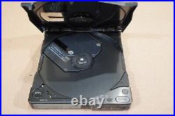 Rare Vintage Sony D-15 Discman Portable CD Player with Case and OEM AC Adapter