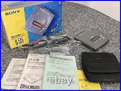 Rarität Sony Discman D 515 1992 Unbenutzt Dead Stock Ovp! Karton Volle Funktion