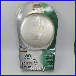 Retro Sony DEJ360 Silver CD Walkman Portable CD Player (D-EJ360/SCC) NEW