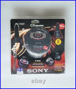 SEALED 2000 NEW-OLD STOCK D-MJ95 Vintage Sony CD Walkman Portable Disc Player