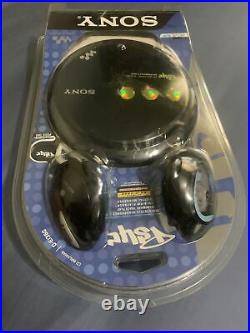 SEALED Sony CD Walkman D-EJ360 Portable Personal Player Psyc Blue 2003 Headphone