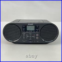 SONY CD Radio ZS-RS81BT Bluetooth/FM/AM/wide FM Tested Japan F/S Used