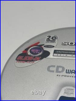 SONY CD Walkman D-E01 Portable CD Player 20th Anniversary Model For Parts READ