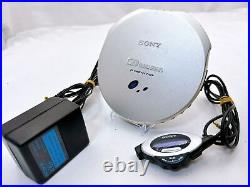 SONY CD Walkman D-E990 G-Protection VTG Portable Player Used Tested Working