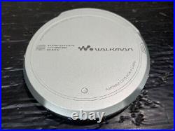 SONY CD Walkman D-EJ1000 Portable CD Player Silver With Accessories Used