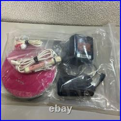 SONY CD Walkman D-NE730 Pink Personal CD Player withRemote Control