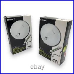 SONY CD Walkman D-NE730 Portable CD Player Pink and Blue Set of 2