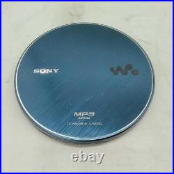 SONY CD Walkman D-NE830 Portable CD Player Good condition Blue color From Japan