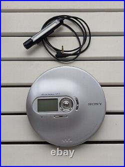 SONY CD Walkman Discman MP3 CD Player Silver D-NE700