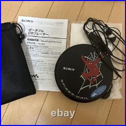 SONY CD Walkman Discman Spiderman D-EJ775 CD Player With Remote Control