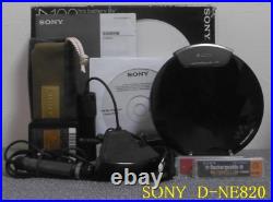 SONY CD Walkman Portable CD Player D-NE820 Operation confirmed