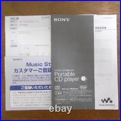 SONY CD Walkman Portable CD Player D-NE820 Operation confirmed