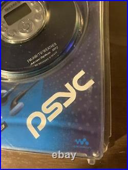 SONY CD Walkman Psyc Atrac3Plus CD/MP3/FM/AM/TV/WEATHER MP3 Player D-NF420