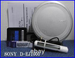 SONY CD Walkman portable CD player D-EJ1000 operation confirmed