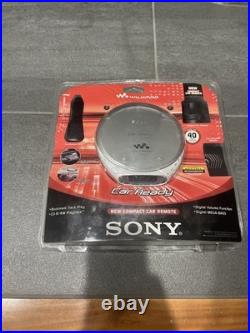 SONY Car Ready CD Player with Car Kit Model D-EJ368CK with Remote & More New Sealed