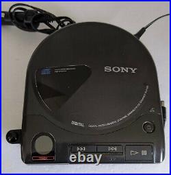 SONY D-160 Portable CD Player With Adapters /Remote & Remote Sensor/ Mount Plate