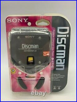 SONY D-171C Discman Portable CD Player, NEW Sealed, Headphones, 12 Hour, RARE