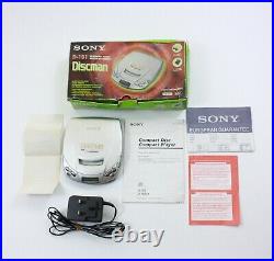 SONY D-191 CD Player Discman Tested Working VINTAGE Very Rare Walkman BOXED