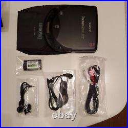 SONY D-223 CD Walkman Portable CD Player Black Operation Confirmed From Japan