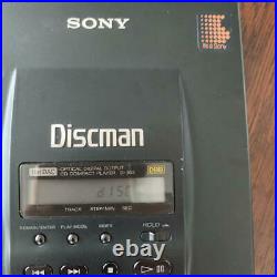 SONY D-303 Discman Black 150 x 120 x 30mm 250g Portable CD Player From Japan 068