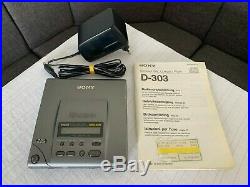 SONY D-303 Discman Compact Disc tragbarer CD Player